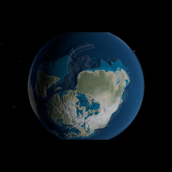 Earth — the palaeo-globe