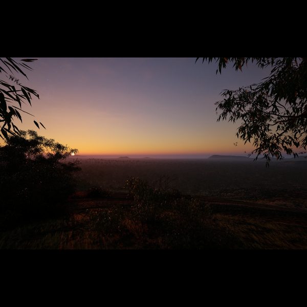 Six Seasons — dusk from the slopes of Mt Clarence